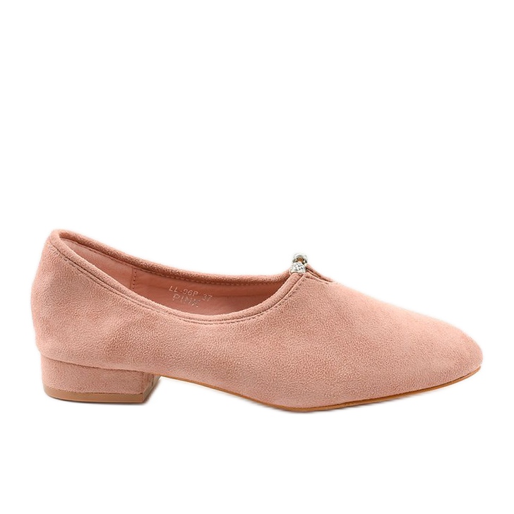 Rosa Slipper mit Zirkonia LL-96P