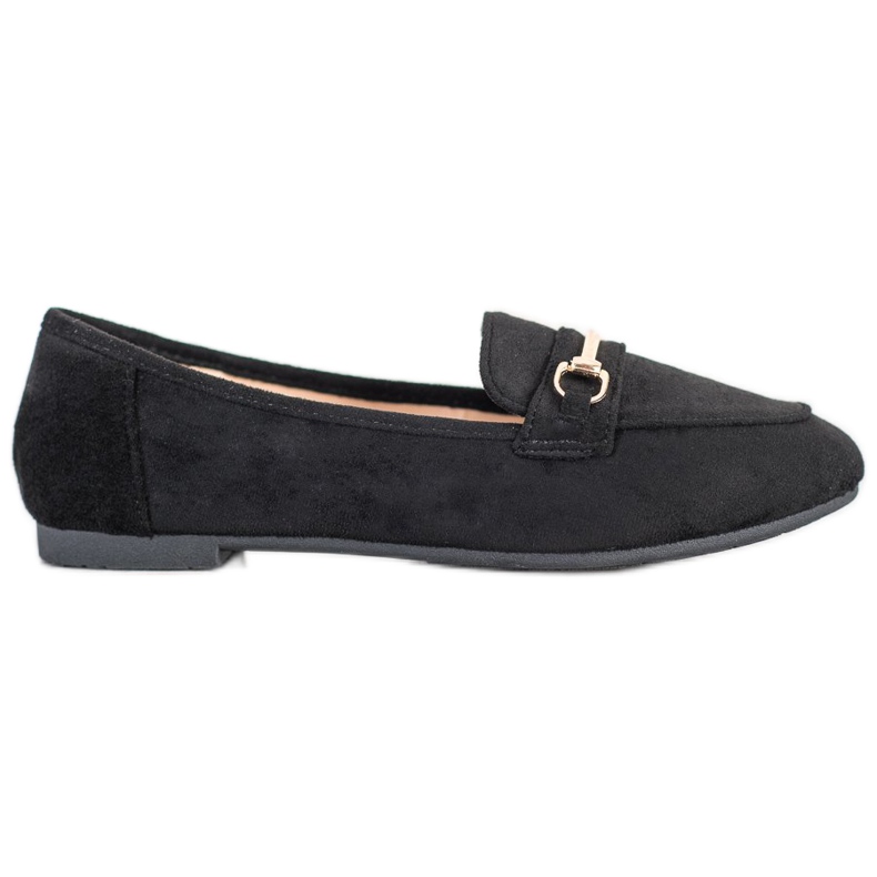 Anesia Paris Elegante Wildleder-Loafer schwarz