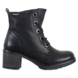 Goodin Bequeme Schnürstiefel schwarz