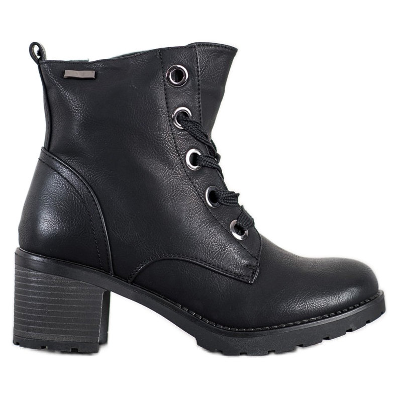 Goodin Bequeme Schnürstiefel schwarz