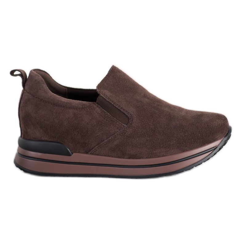 Filippo Slip-On-Schuhe aus Leder braun