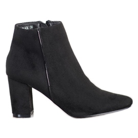 Goodin Elegante Stiefel in Spitz schwarz