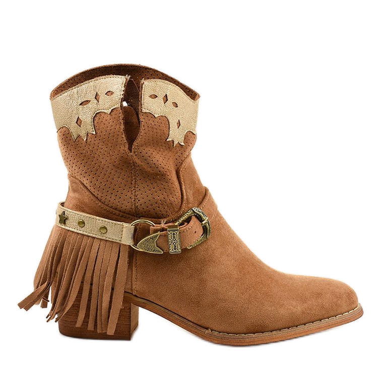 Generational braune Wildleder Stiefeletten auf der Post