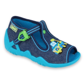 Befado Kinderschuhe 217P107 marineblau blau