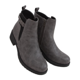 Grau Graue Damenstiefel 1210A-PA Grau