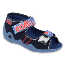 Befado Kinderschuhe 250P054 rot navy blau