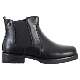Groto Gogo Chelsea-Boots mit Reißverschlüssen schwarz