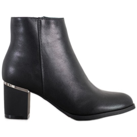 SHELOVET Stilvolle schwarze Stiefel