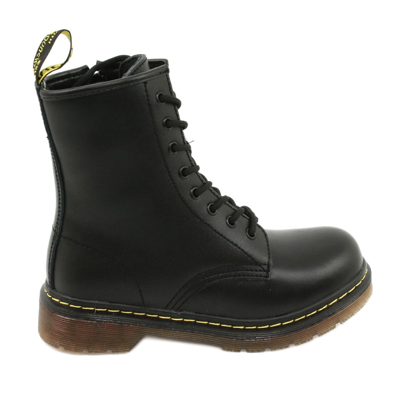 Schwarze Mckey GL429 BK Stiefel