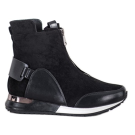 Goodin Sportstiefel mit Reißverschluss schwarz