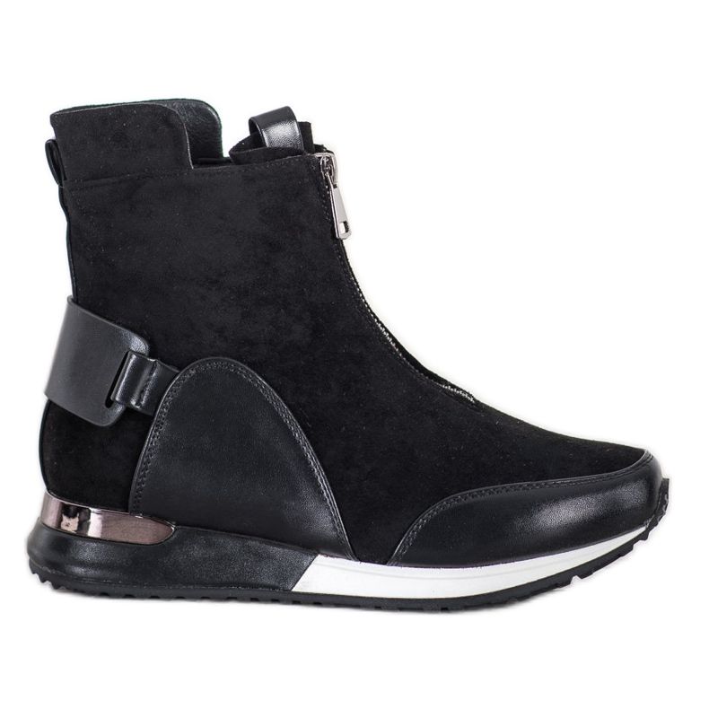 Goodin Sportstiefel mit Reißverschluss schwarz