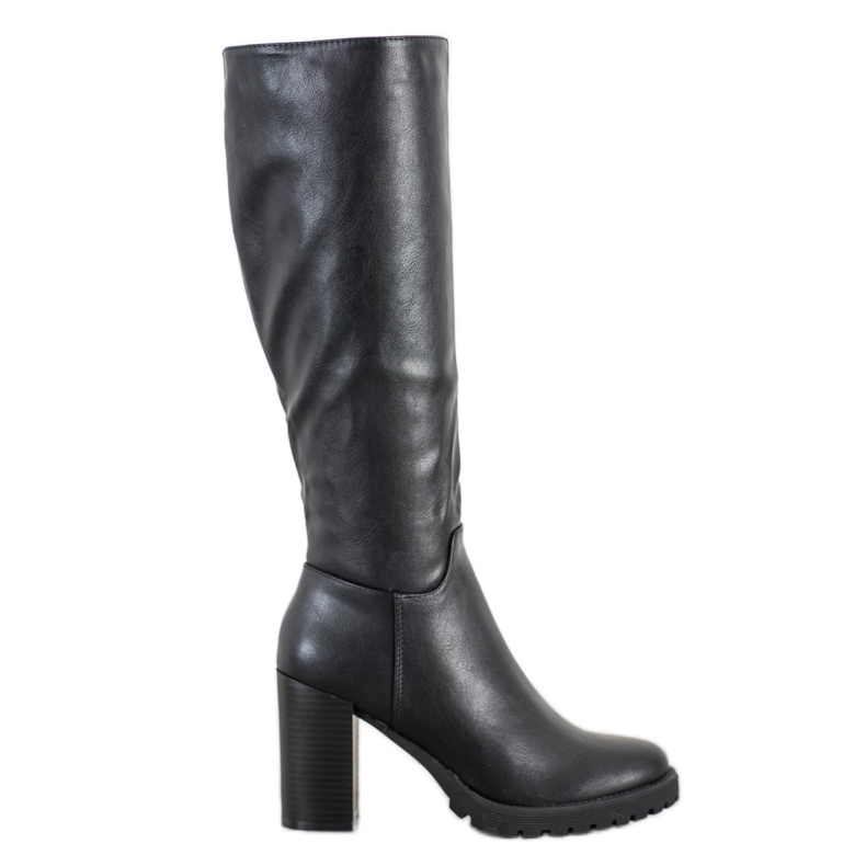 Sergio Leone Stiefel auf einer Säule schwarz