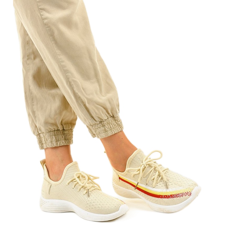 HB-48 beige Sportschuhe