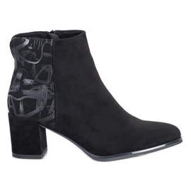 Sergio Leone Warme Stiefel mit Muster schwarz
