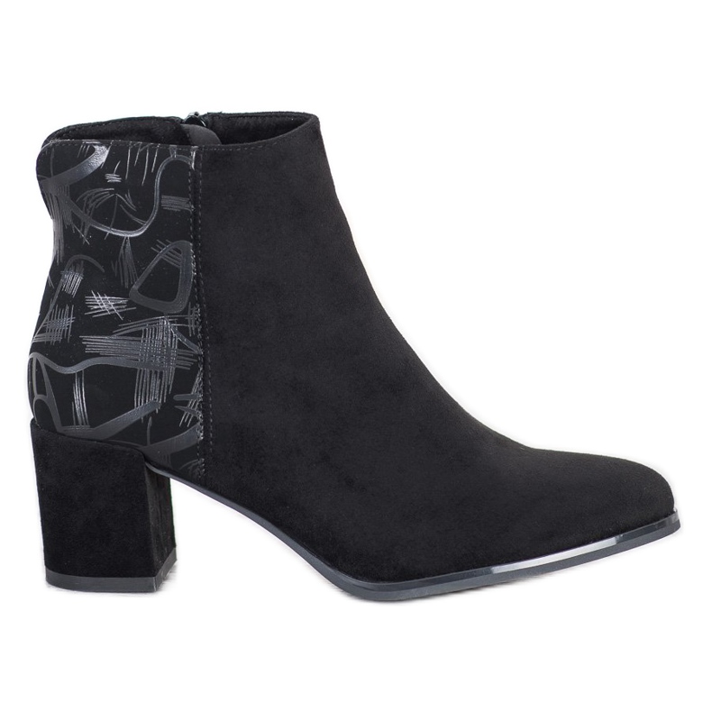 Sergio Leone Warme Stiefel mit Muster schwarz