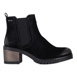 Sergio Leone Stylische Chelsea-Boots schwarz