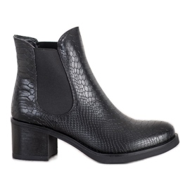 Seastar Chelsea-Boots mit Muster schwarz