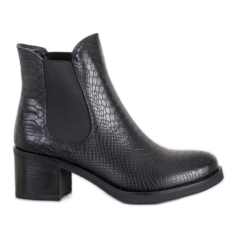 Seastar Chelsea-Boots mit Muster schwarz