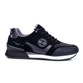 Sport Herren Turnschuhe Big Star Black GG174548
