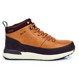 Herren Trekkingschuhe Big Star Outdoor Kamel GG174561 braun gelb
