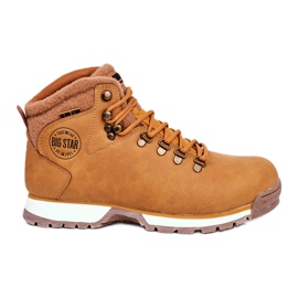 Herren Trekkingschuhe Big Star Outdoor Kamel GG174402 beige gelb