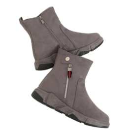 Graue Sportstiefel KFS-506 Grau