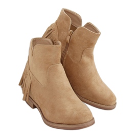 Stiefel im Boho-Stil in Beige 1515 Beige