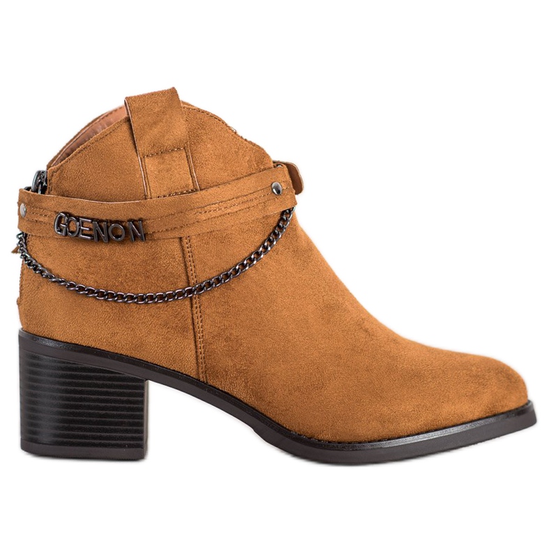 VINCEZA Kamelstiefel braun mehrfarbig