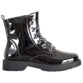 VINCEZA lackierte Arbeiter schwarz