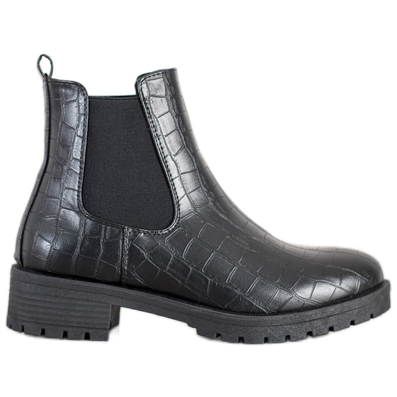 Bella Paris Chelsea-Boots zum Hineinschlüpfen schwarz