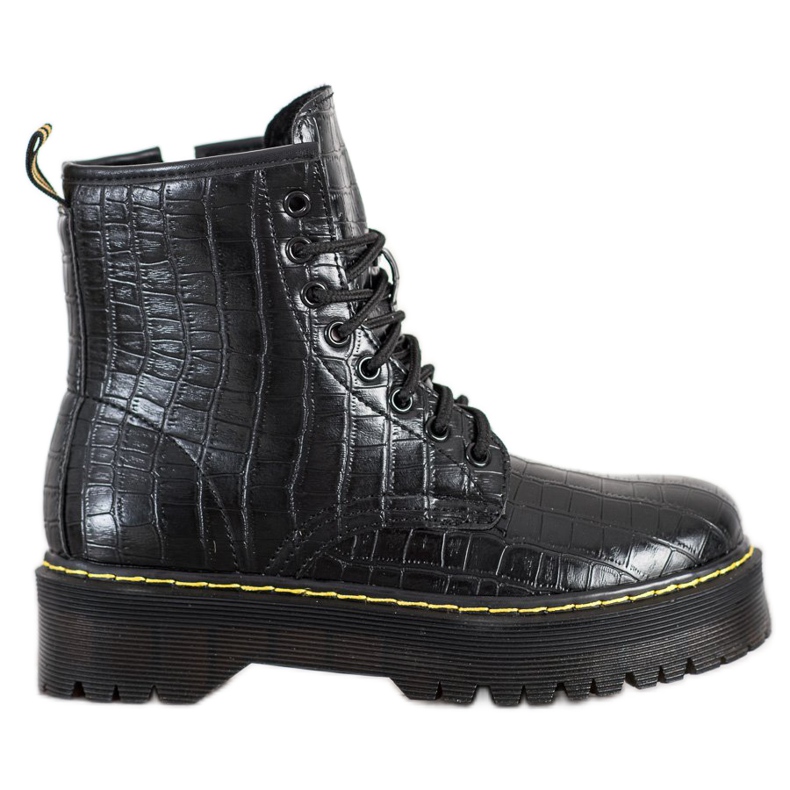 Seastar Arbeiter auf der Plattform schwarz