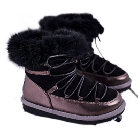 Kinder Schneeschuhe Big Star Black GG374083 schwarz