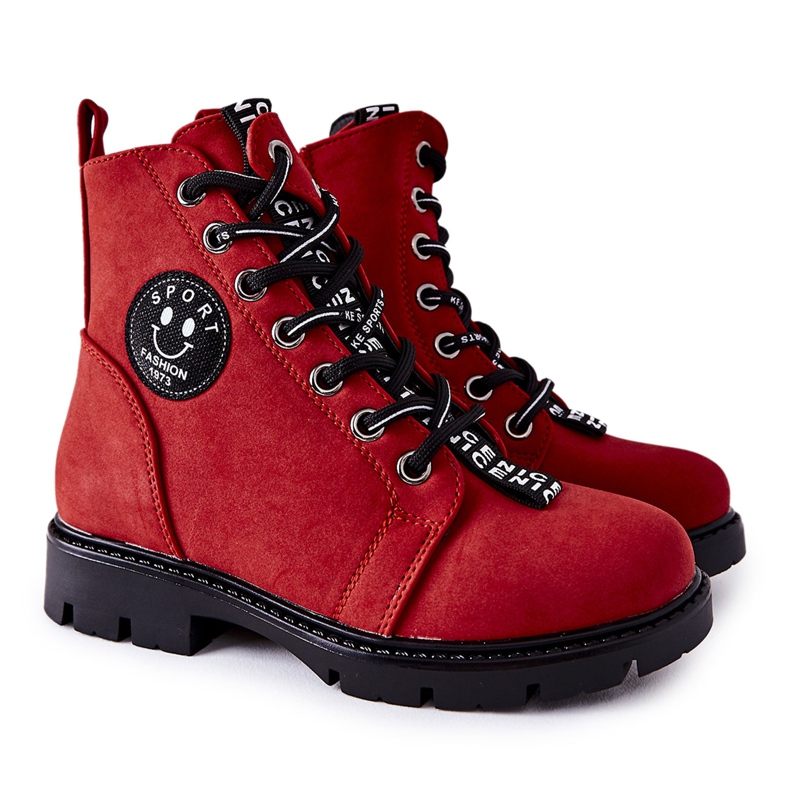 Vinceza Kinderstiefel Workery Red Mini Aspen rot