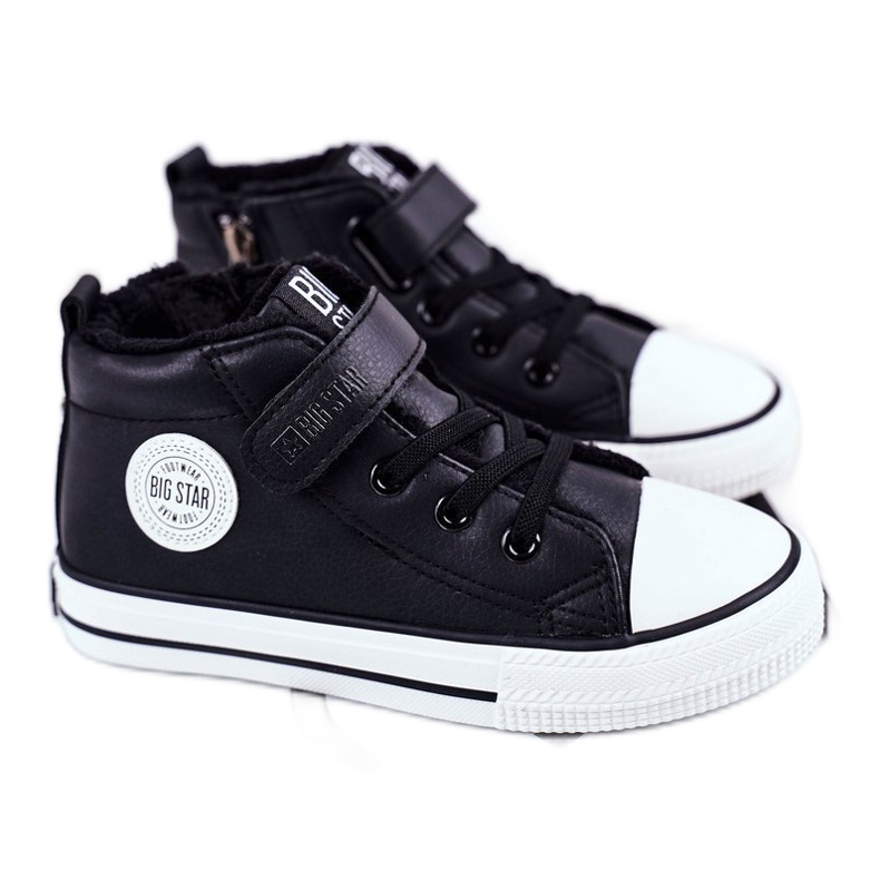 Kinder Sneaker Big Star Warm Schwarz GG374035
