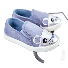 PH1 Blaue Candys Slip-On-Sneaker für Kinder
