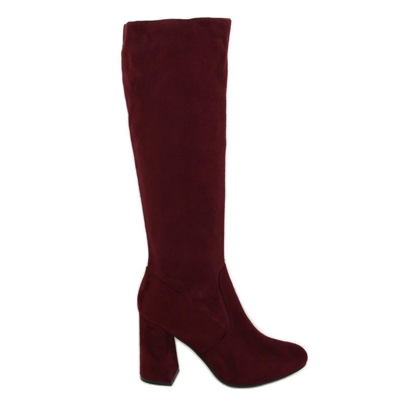 High Heels Bordeaux D7533 Weinrot mehrfarbig