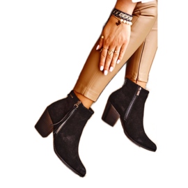 Damenstiefel auf High Heel Big Star Schwarz GG274362