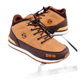 Kinderschuhe Turnschuhe Big Star Camel GG374102 braun mehrfarbig