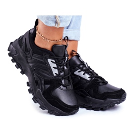 Damen Sportschuhe Turnschuhe Big Star Black GG274981 schwarz