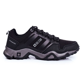 Herren Trekker Schuhe Big Star Outdoor Schwarz GG174269