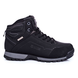Herren Trekker Schuhe Big Star Outdoor Schwarz GG174395