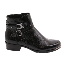 Caprice Damen Stiefel Lackiert 25309-25 schwarz