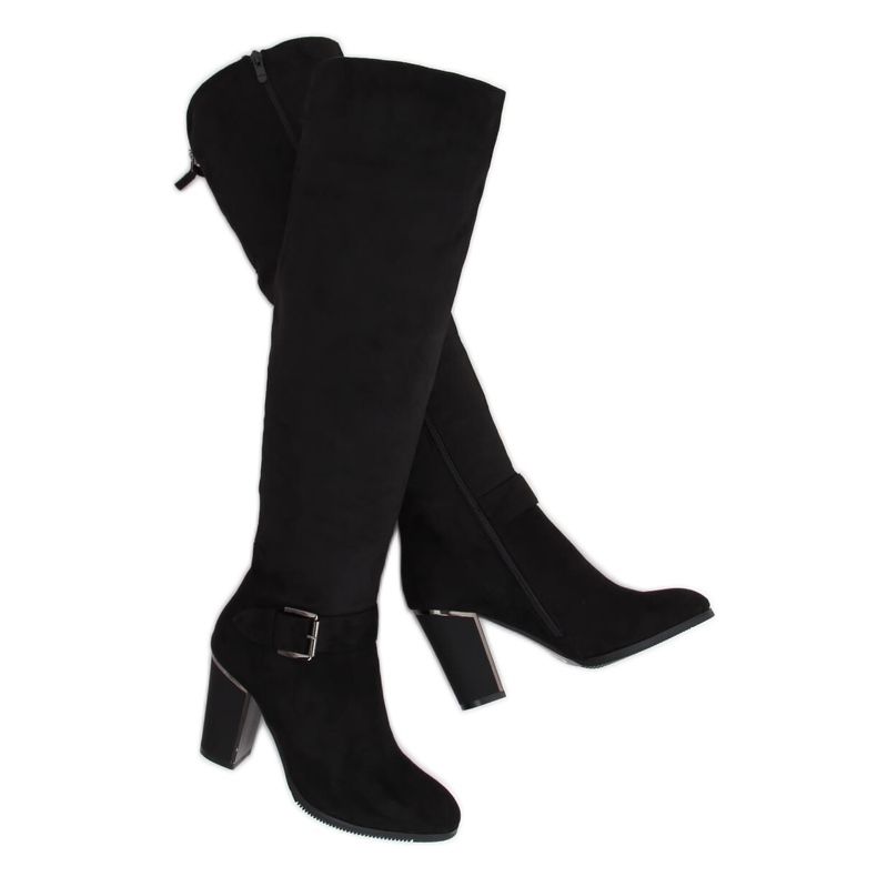 Schwarze High Heels 1105-GG Schwarz