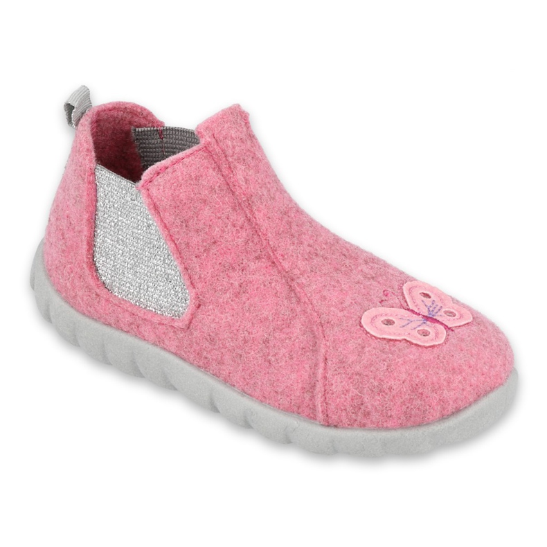 Befado Kinderschuhe 546P024 rosa silber-