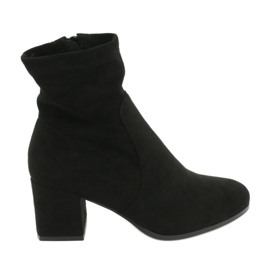 Evento Schwarze Lycra-Stiefel