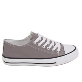 Graue klassische Damensneaker JD05P Grau