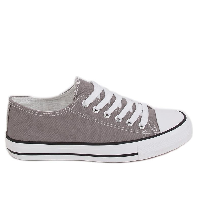 Graue klassische Damensneaker JD05P Grau