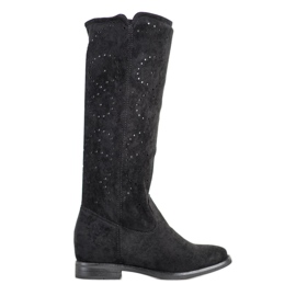 Seastar Durchbrochene Stiefel schwarz