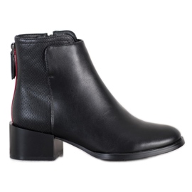 Filippo Bequeme schwarze Stiefeletten