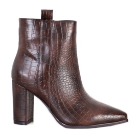 Seastar Stylische Stiefel mit Muster braun